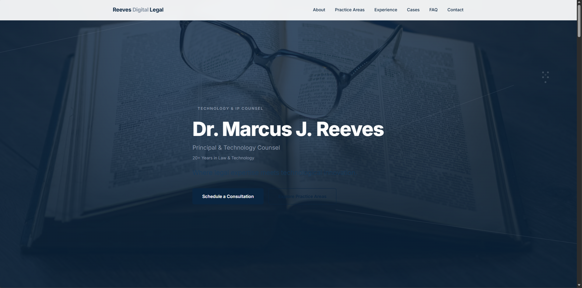 Dr. Marcus J. Reeves